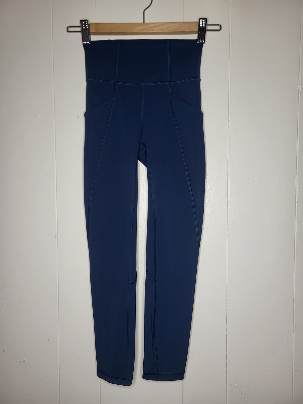 High-Waist Navy Active Leggings